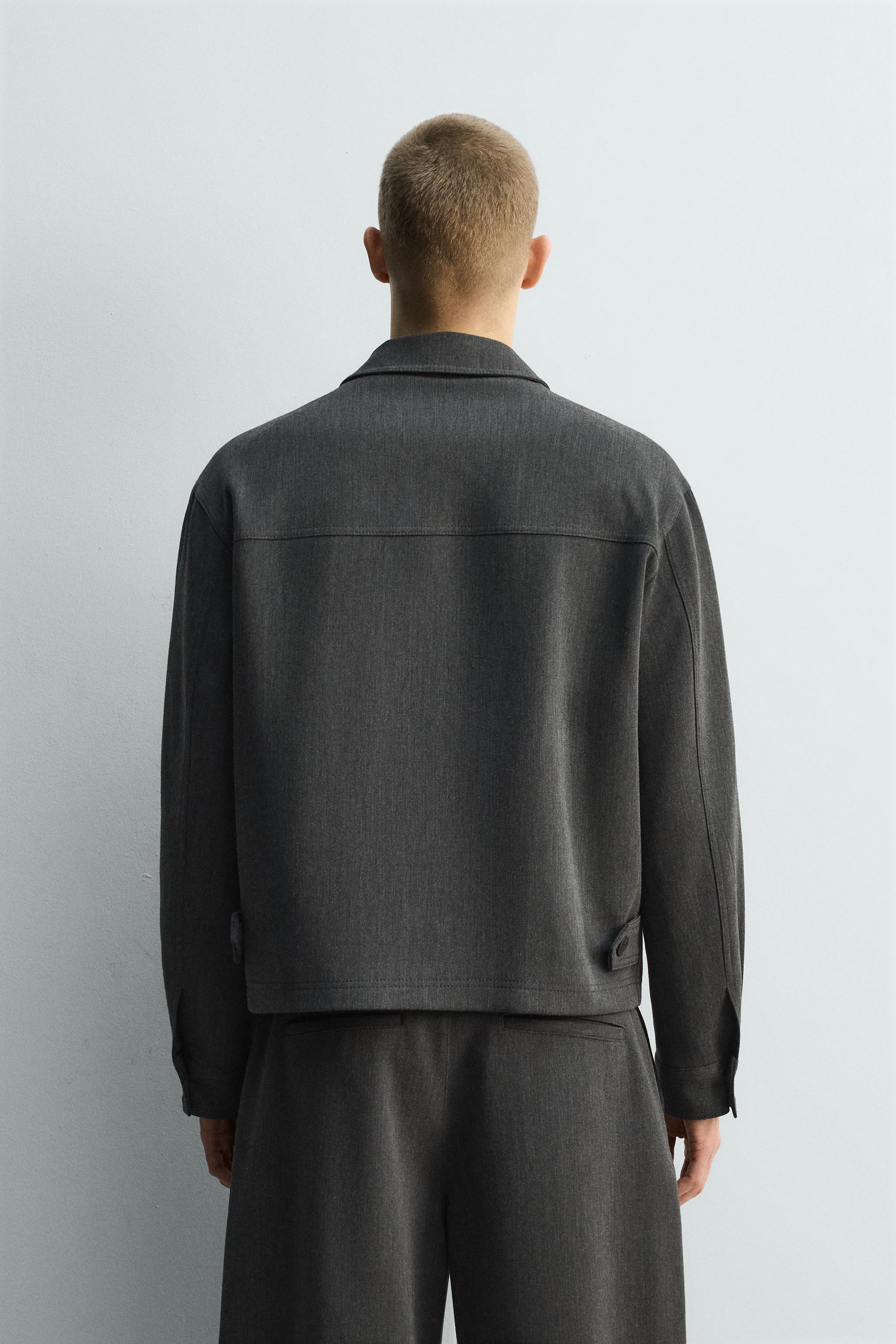 TEXTURED OVERSHIRT